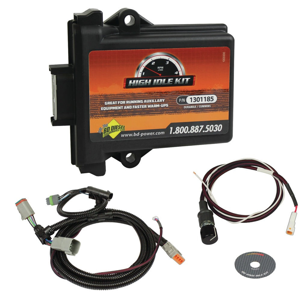 BD Diesel High Idle Kit - Dodge 5.9L 1998.5-2002 24-valve 2003-2004 CR w Bell Crank APPS | 1036620