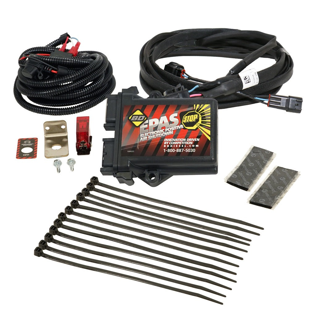 BD Diesel BD E-PAS Positive Air Shut-Off 3.0L Powerstroke Ford 2019 F150 | 1036756