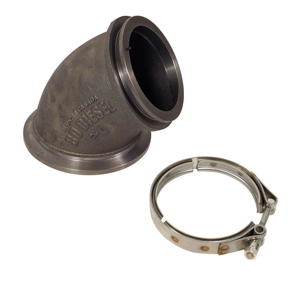 BD Diesel BD Diesel Exhaust Elbow Turbo Cast - Dodge 2007.5-2012 6.7L Cummins 1045101 | 1045101