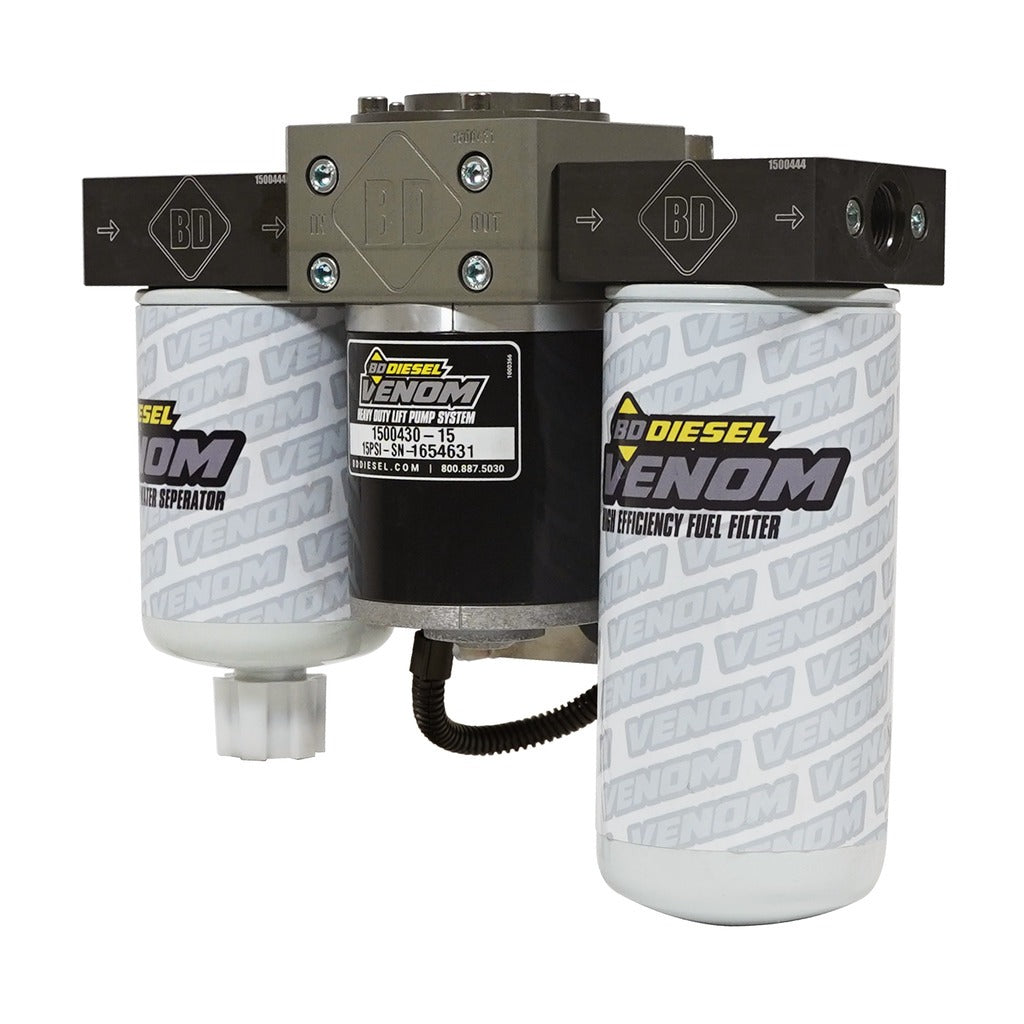 BD Diesel BD Venom Cummins Fuel Lift Pump c/w Filter and Separator - Dodge 5.9L 1998.5-2002 | 1050332