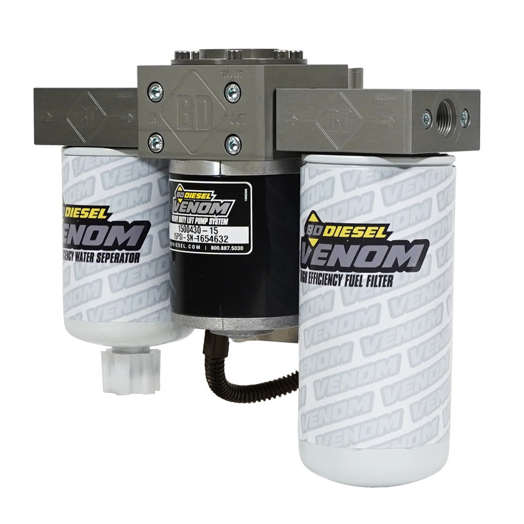BD Diesel BD Venom Cummins Fuel Lift Pump c/w Filter and Separator - Dodge 6.7L 2013-2022 | 1050334
