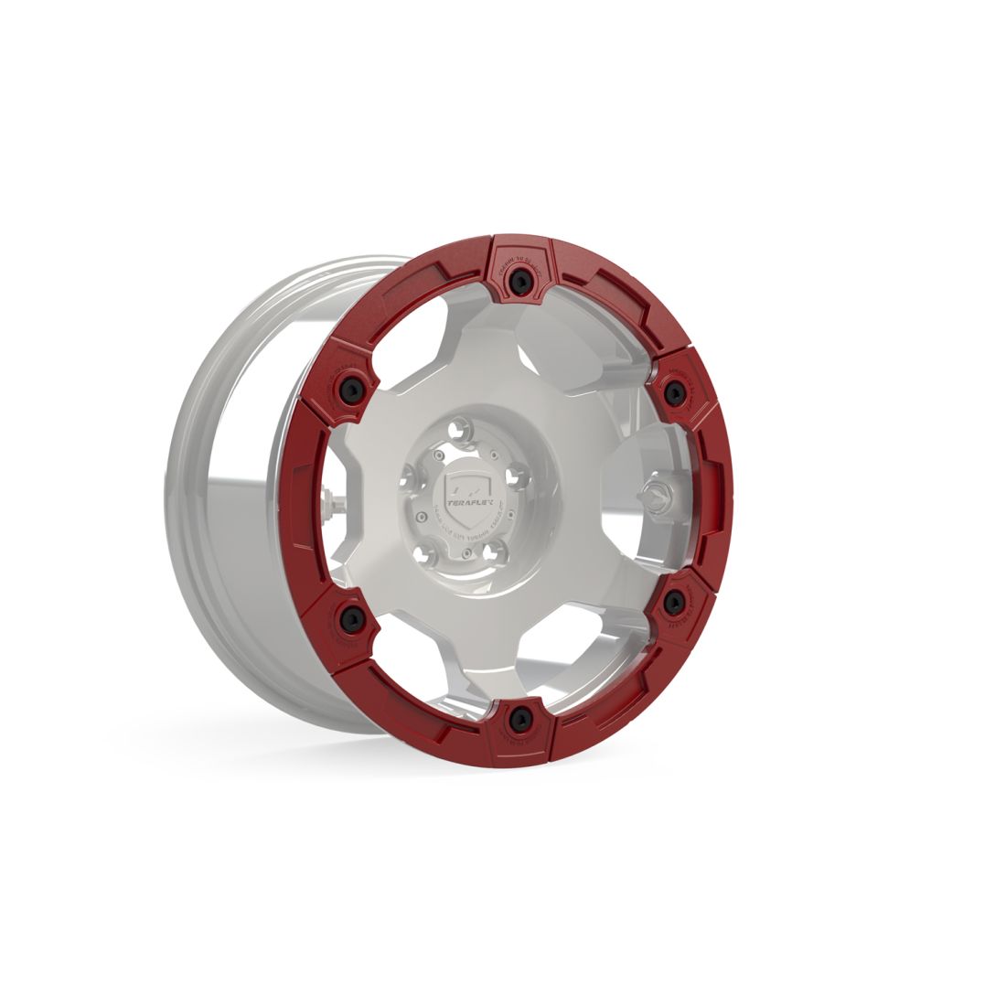 Teraflex TeraFlex Modular Rash Ring Kit w Hardware – Red (6-Spoke) 1056014 | 1056014