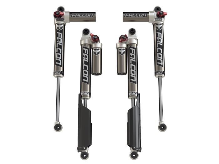 Teraflex TeraFlex JL 4dr: Falcon SP2 3.3 Fast Adjust Piggyback Shock Kit (2–4.5 Lift) 11-02-33-400-200 | 11-02-33-400-200