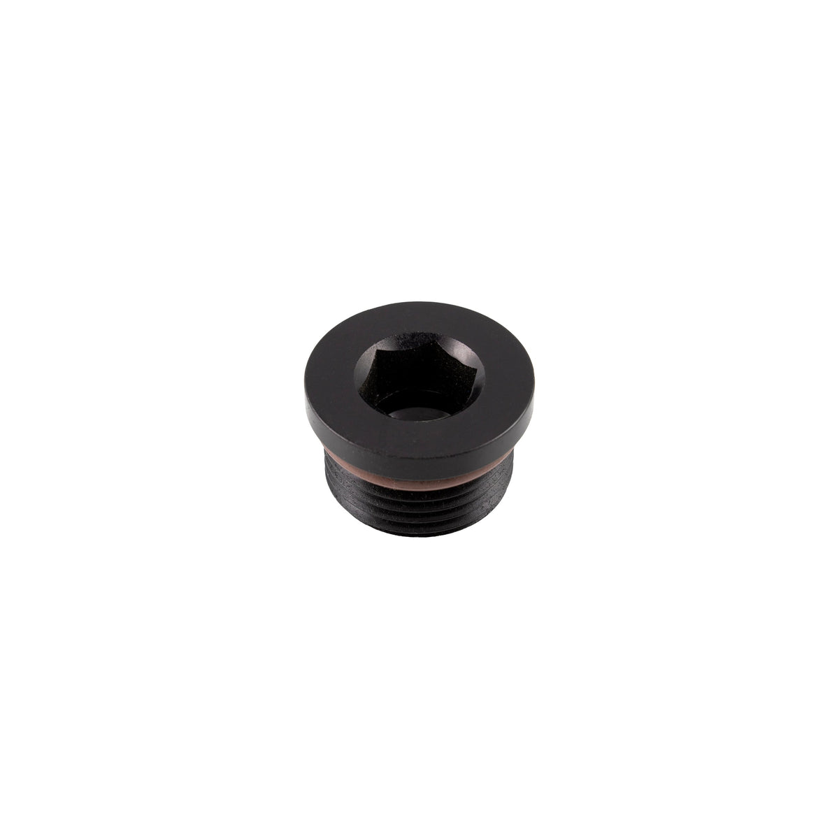 Pacific Engineering PPE Power -12AN Male Aluminum Plug w O-ring 1-1 16 -12 - Black 114002167 | 114002167