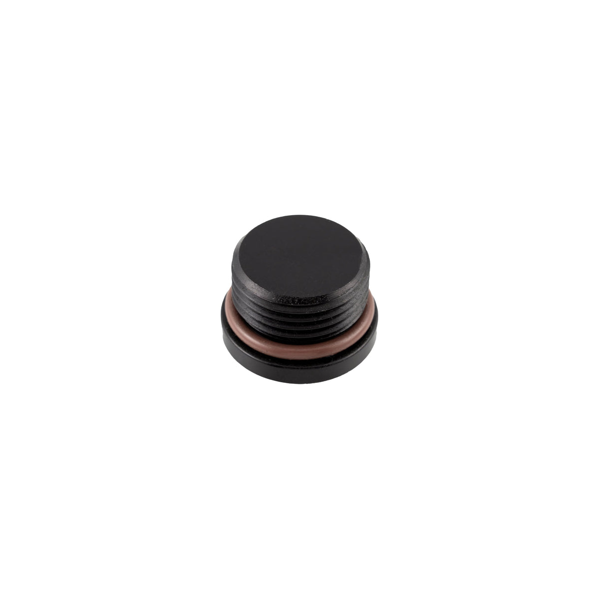 Pacific Engineering PPE Power -12AN Male Aluminum Plug w O-ring 1-1 16 -12 - Black 114002167 | 114002167