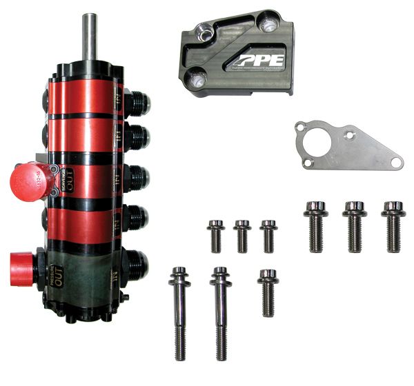 Pacific Engineering PPE Power 5 Stage Steel Gear Oil Pump Kit for Dry Sump System 114051100 | 114051100