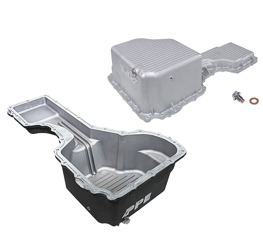 Pacific Engineering PPE Power Engine Oil Pan - GM 6.6L Duramax 2017-2019 L5P - Black 114053020 | 114053020
