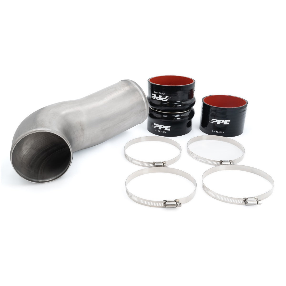 Pacific Engineering PPE Power Turbo Inlet Upgrade Kit - GM 6.6L Duramax 2020-2026 L5P - Polished 115020130 | 115020130