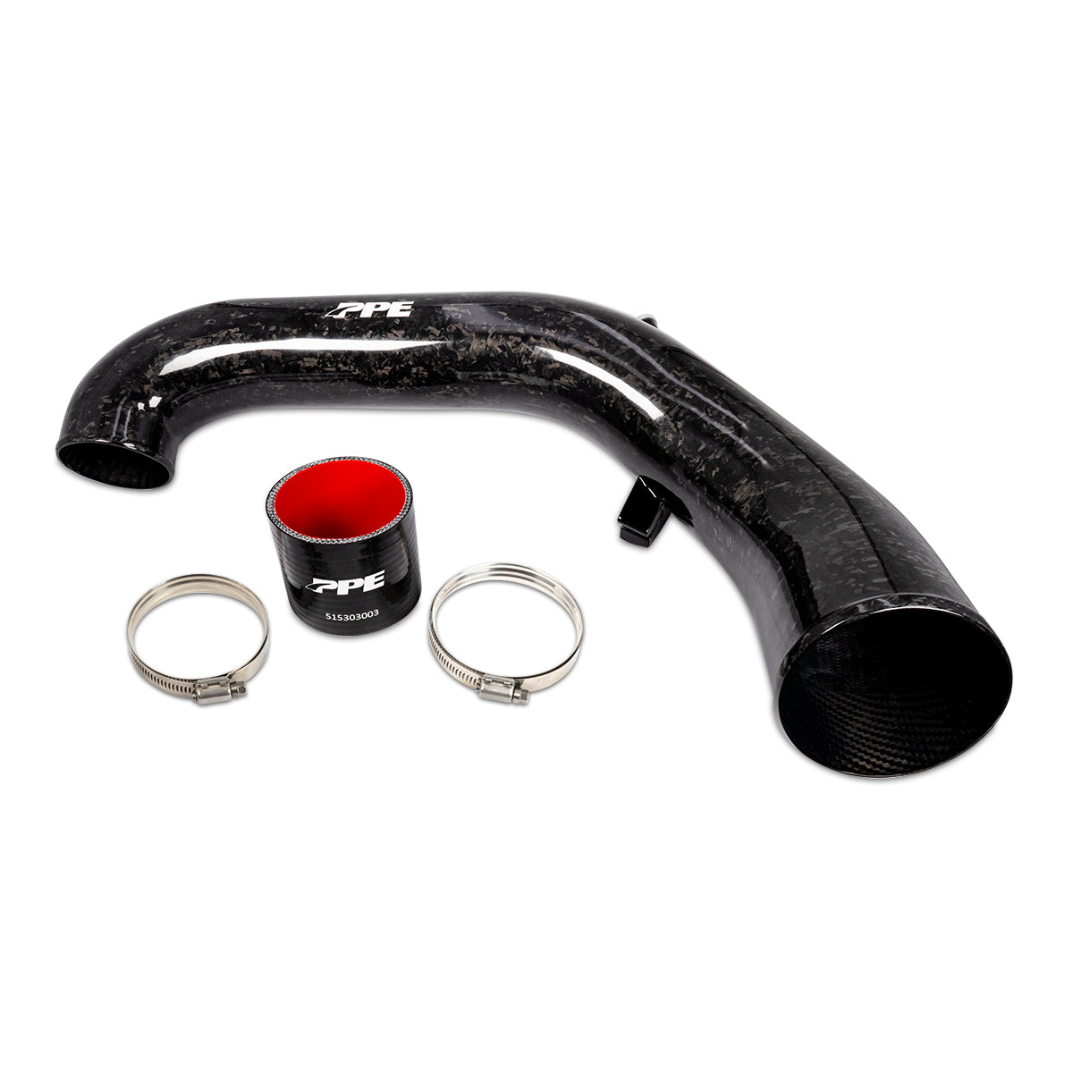 Pacific Engineering PPE Power Zilla Intake Tube - GM 3.0L Duramax 2020-2026 - Forged Carbon Fiber 115020370 | 115020370
