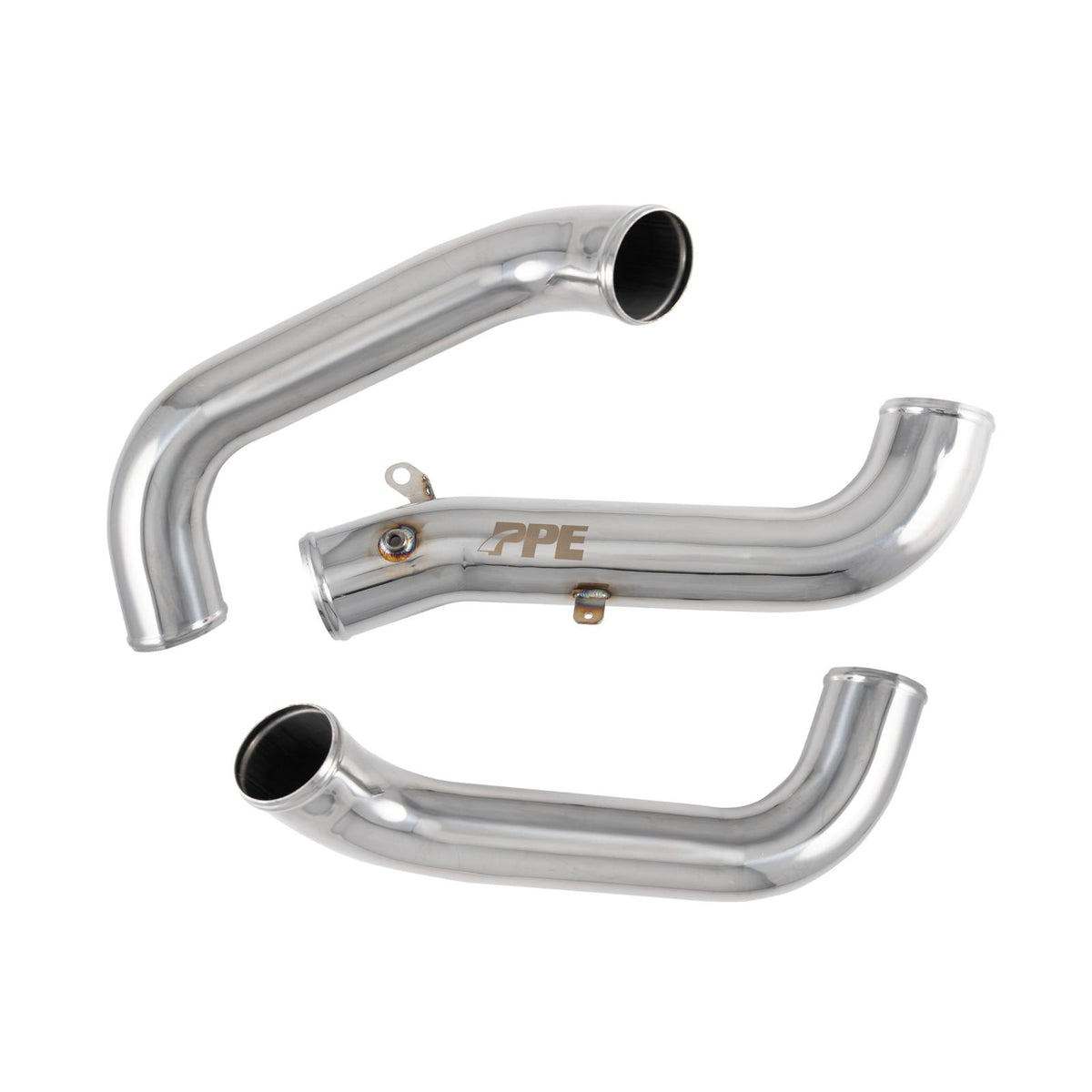 Pacific Engineering PPE Power Charge Air Pipe Kit - GM 6.6L Duramax L5P 2017-2019 - Polished 115026030 | 115026030