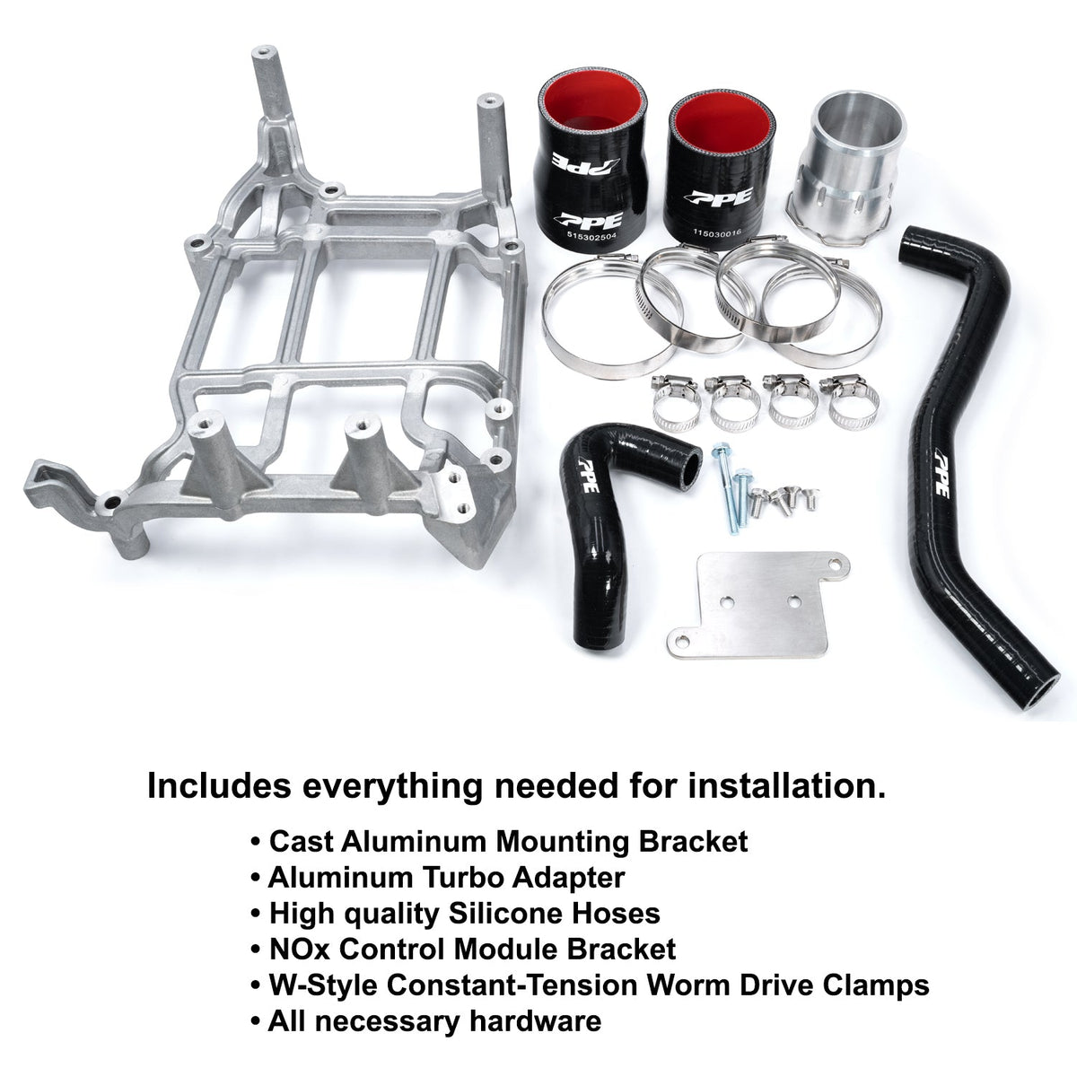 Pacific Engineering PPE Power Intercooler Kit - Air to Water - GM 3.0L Duramax 2020-2026 LM2 LZ0 - Red Brushed Fins 115030012 | 115030012