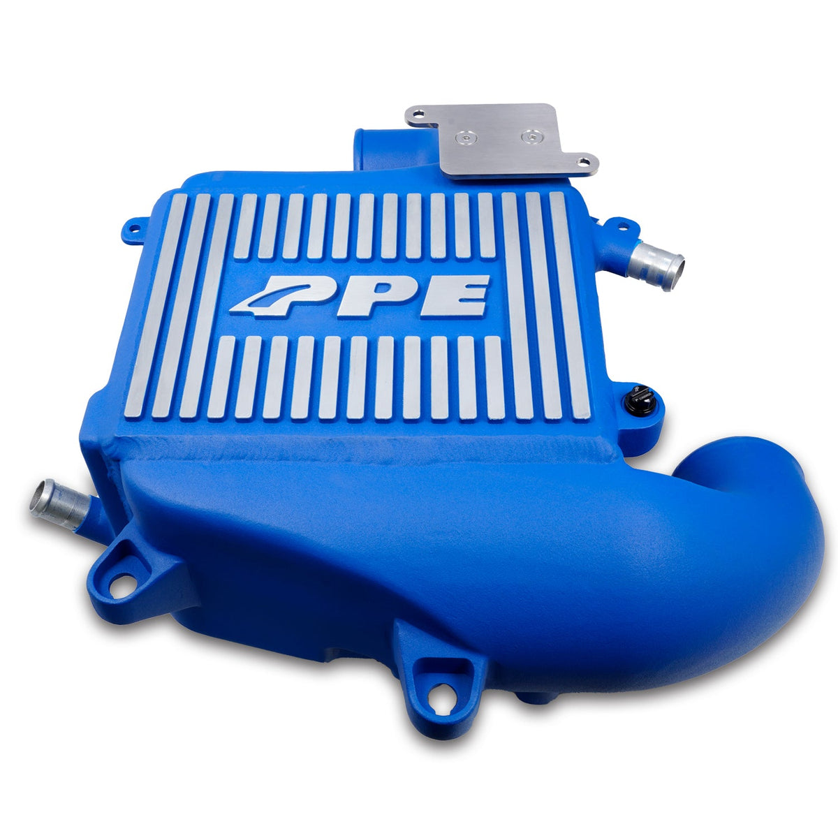 Pacific Engineering PPE Intercooler Kit - Air to Water - GM 3.0L Duramax 2020-2026 LM2 LZ0 - Blue Brushed Fins 115030022 | 115030022