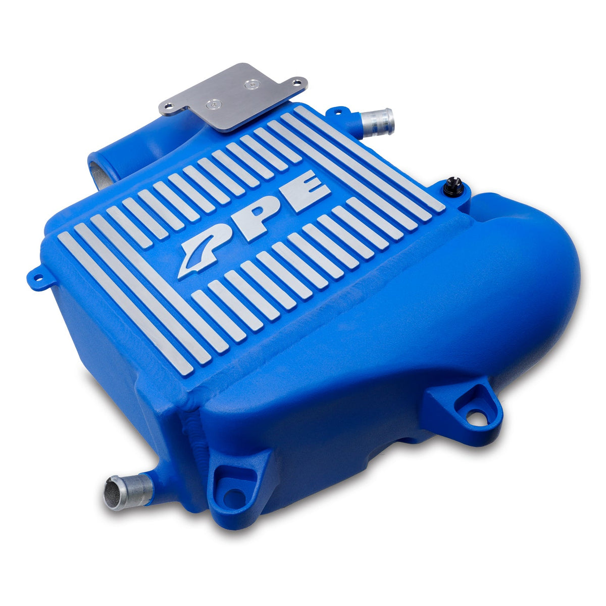 Pacific Engineering PPE Intercooler Kit - Air to Water - GM 3.0L Duramax 2020-2026 LM2 LZ0 - Blue Brushed Fins 115030022 | 115030022