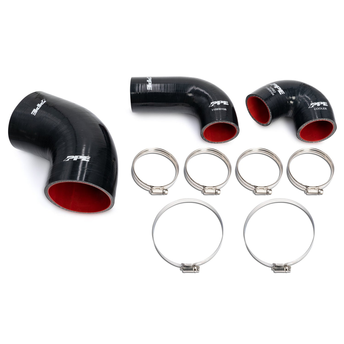 Pacific Engineering PPE Power Silicone Intake and Intercooler Hose Kit - GM 3.0L Duramax 2020-2026 115930100 | 115930100