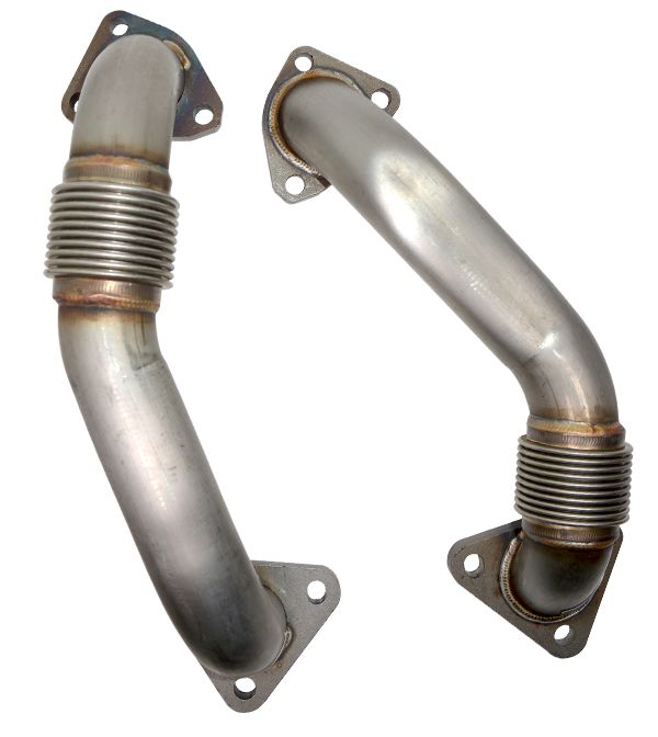 Pacific Engineering PPE Power OEM Length Replacement High Flow Up-Pipes - GM 6.6L Duramax 2001-2004 Federal 2001 California - LB7 116120000 | 116120000