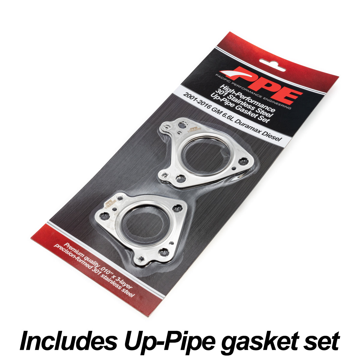 Pacific Engineering PPE Power Up-Pipe Set - GM 6.6L Duramax 2017-2026 L5P (For OEM Exh Man) 116122000 | 116122000