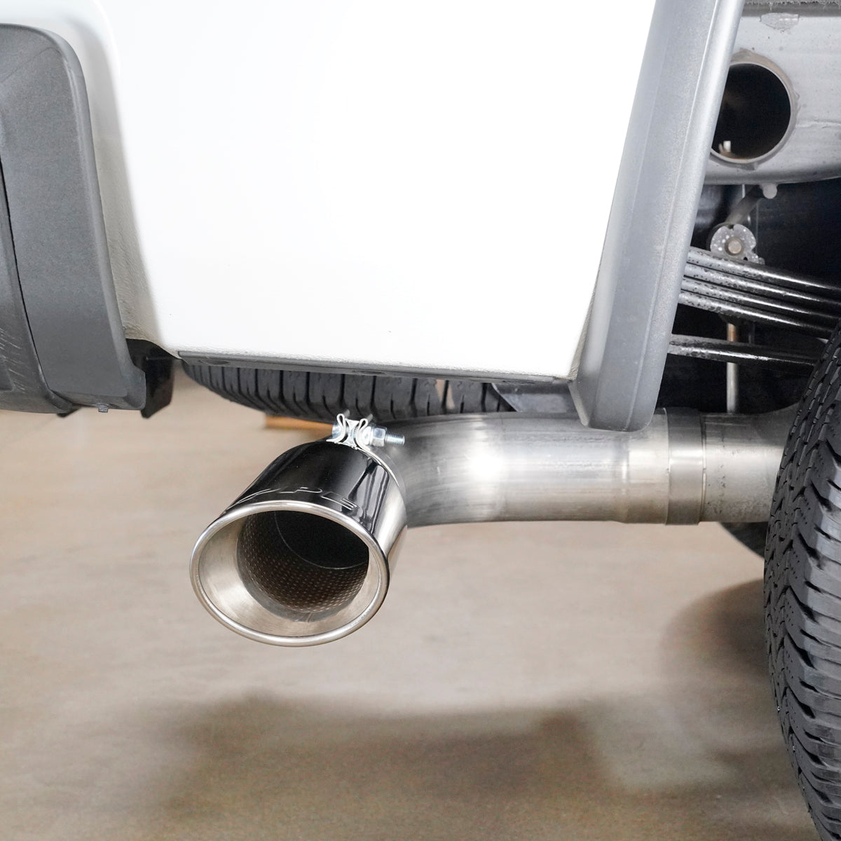 Pacific Engineering PPE Power Exhaust Tip SS 4 ID w 4 pipe 2014-2019 GM 6.6L Duramax - Polished 117020100 | 117020100