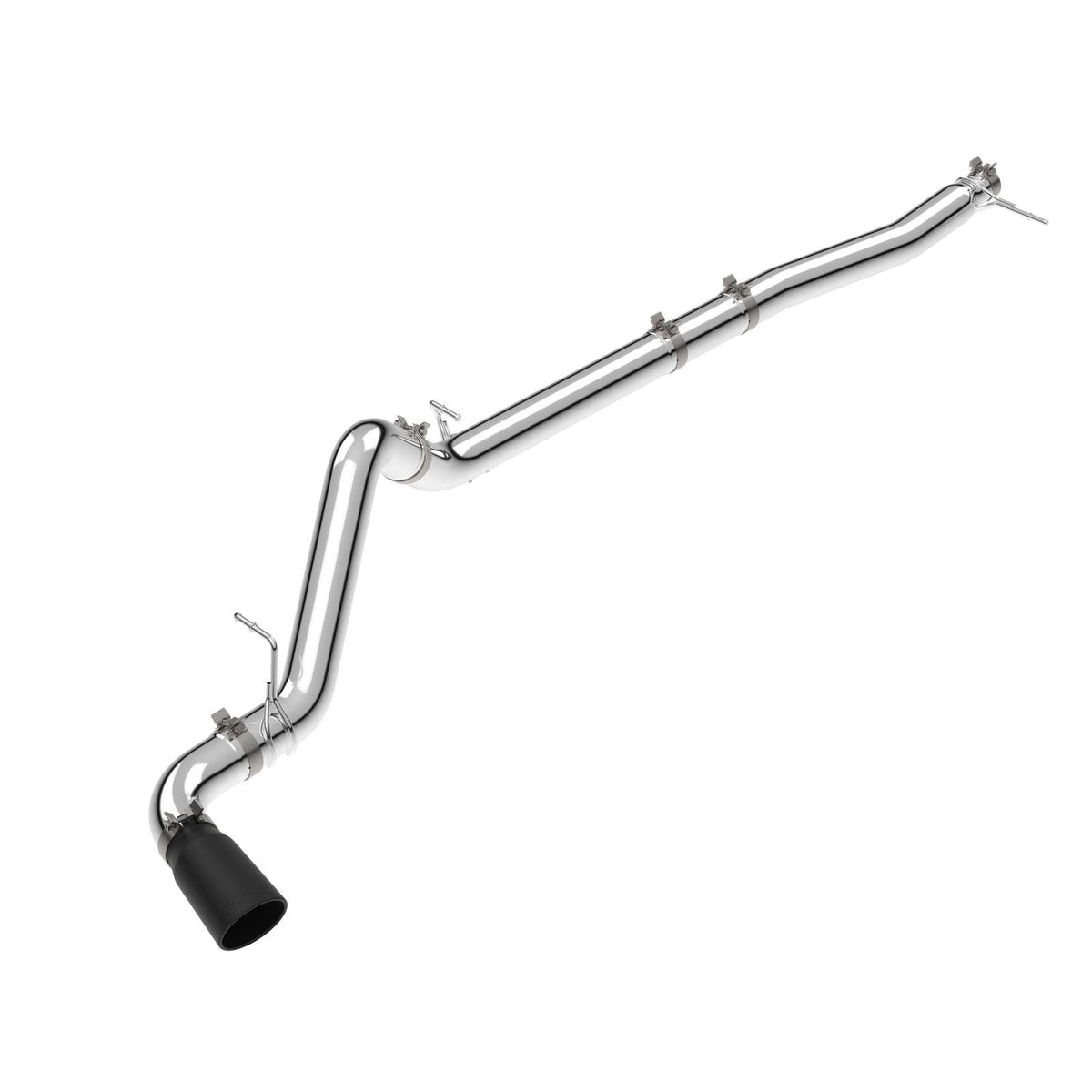 Pacific Engineering PPE Power Exhaust Kit 4 DPF-Back Single Tip - GM 3.0L Duramax 2023-2026 - Pol Blk - Requires Cutting 117153020 | 117153020