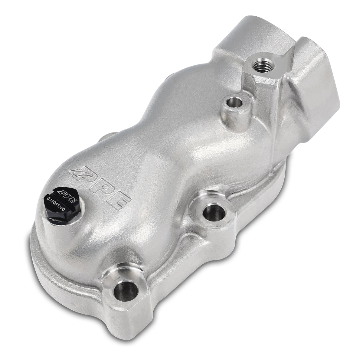 Pacific Engineering PPE Thermostat Housing Cover - GM 6.6L Duramax 2004.5-2010 LLY LBZ LMM - Polished 119000543 | 119000543