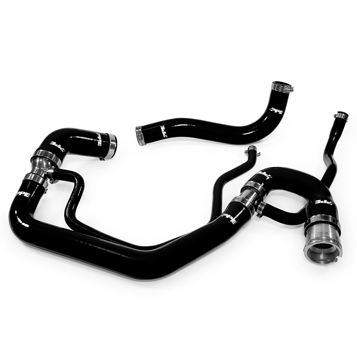 Pacific Engineering PPE Power Coolant Hose Kit - GM 6.6L Duramax 2006-2010 LBZ LMM - Black 119020200 | 119020200