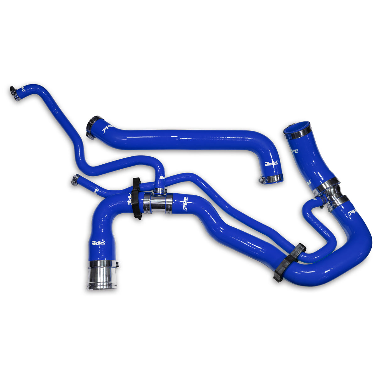 Pacific Engineering PPE Power Coolant Hose Kit - GM 6.6L Duramax 2011-2016 LML - Blue 119022300 | 119022300