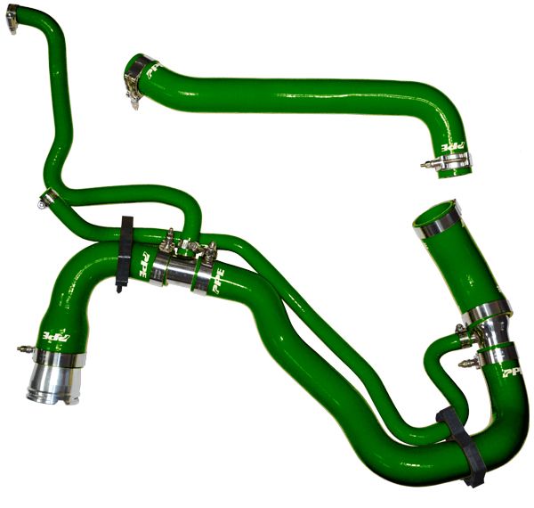 Pacific Engineering PPE Power Coolant Hose Kit - GM 6.6L Duramax 2011-2016 LML - Green 119023300 | 119023300