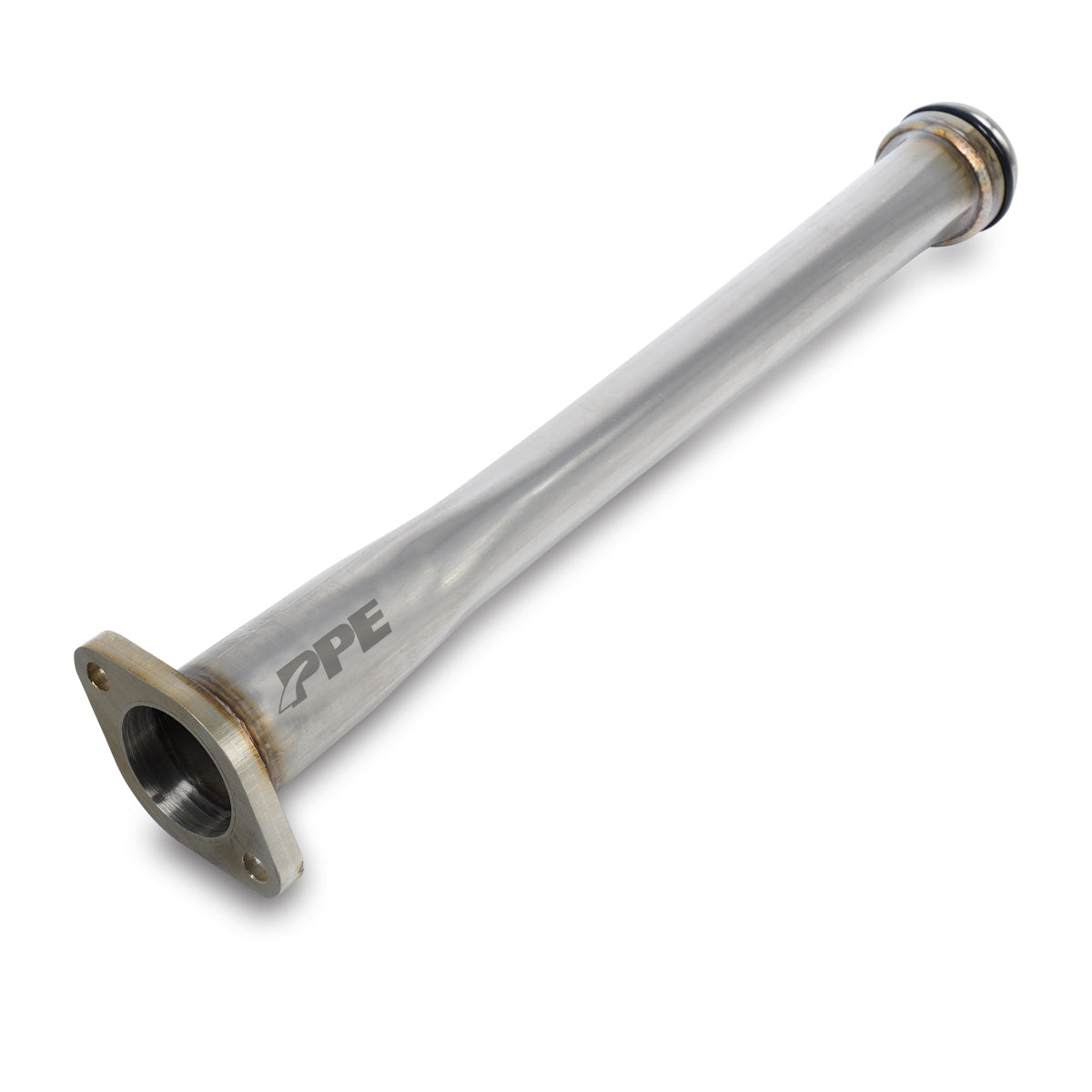Pacific Engineering PPE Power Coolant Tube (pump to oil cooler) - GM 6.6L Duramax 2001-2026 - 304SS Raw 119030100 | 119030100