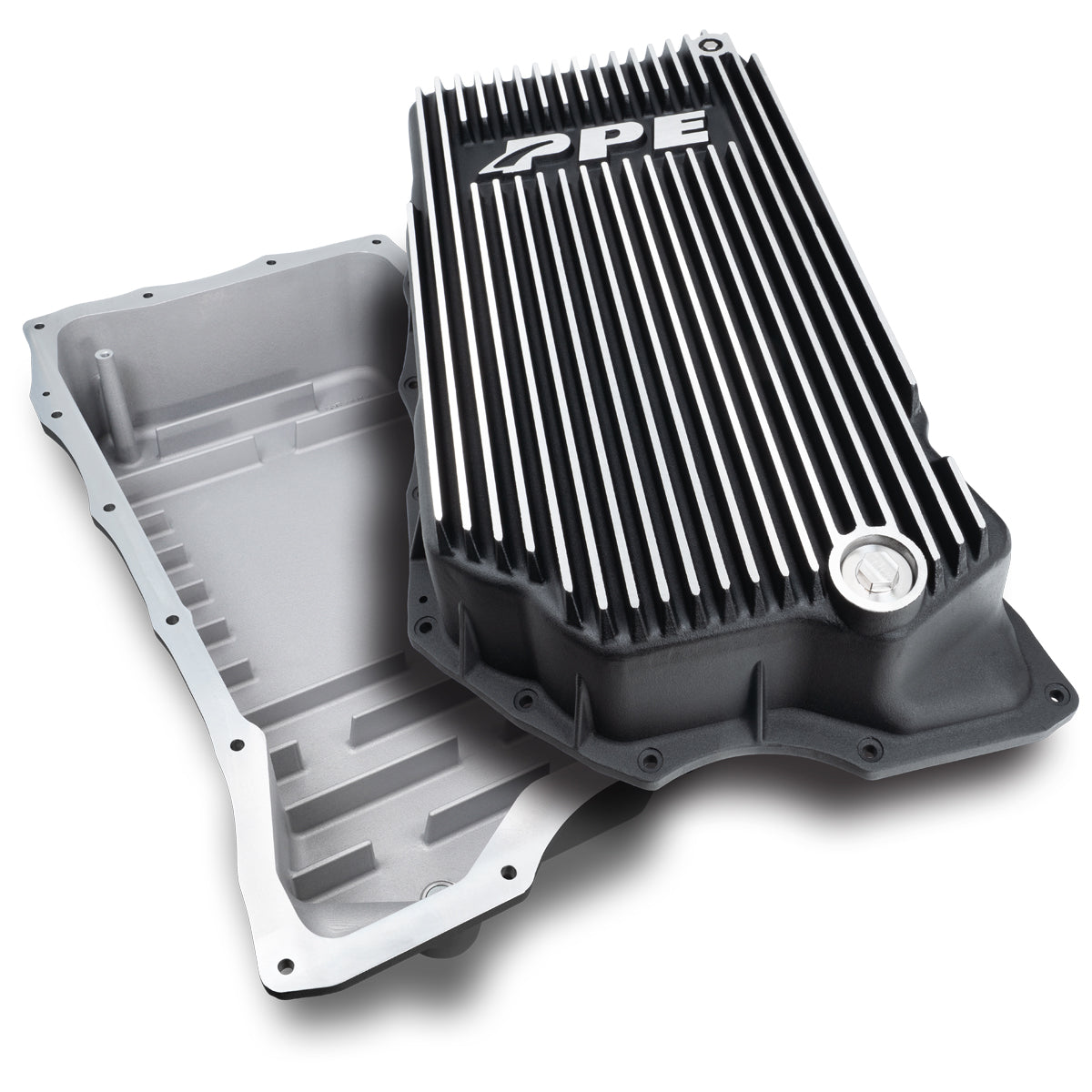Pacific Engineering PPE Power 10L1000 Deep Transmission Pan - GM 6.6L Duramax Allison L5P 2020-2026 - Brushed 128051410 | 128051410