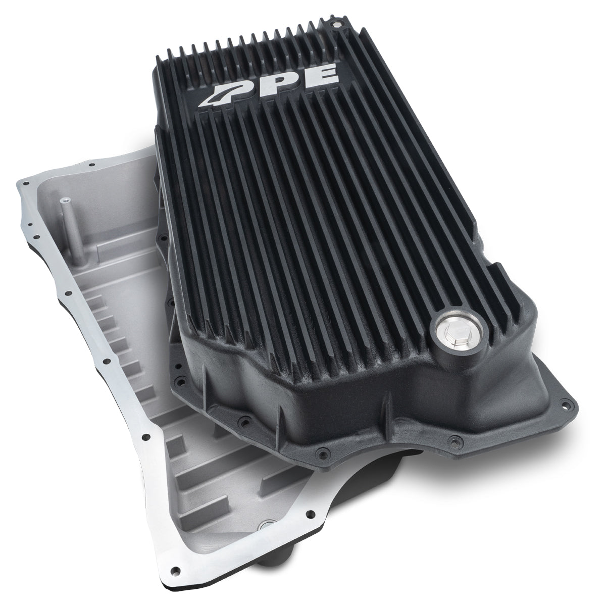 Pacific Engineering PPE Power 10L1000 Deep Transmission Pan - GM 6.6L Duramax Allison L5P 2020-2026 - Black 128051420 | 128051420