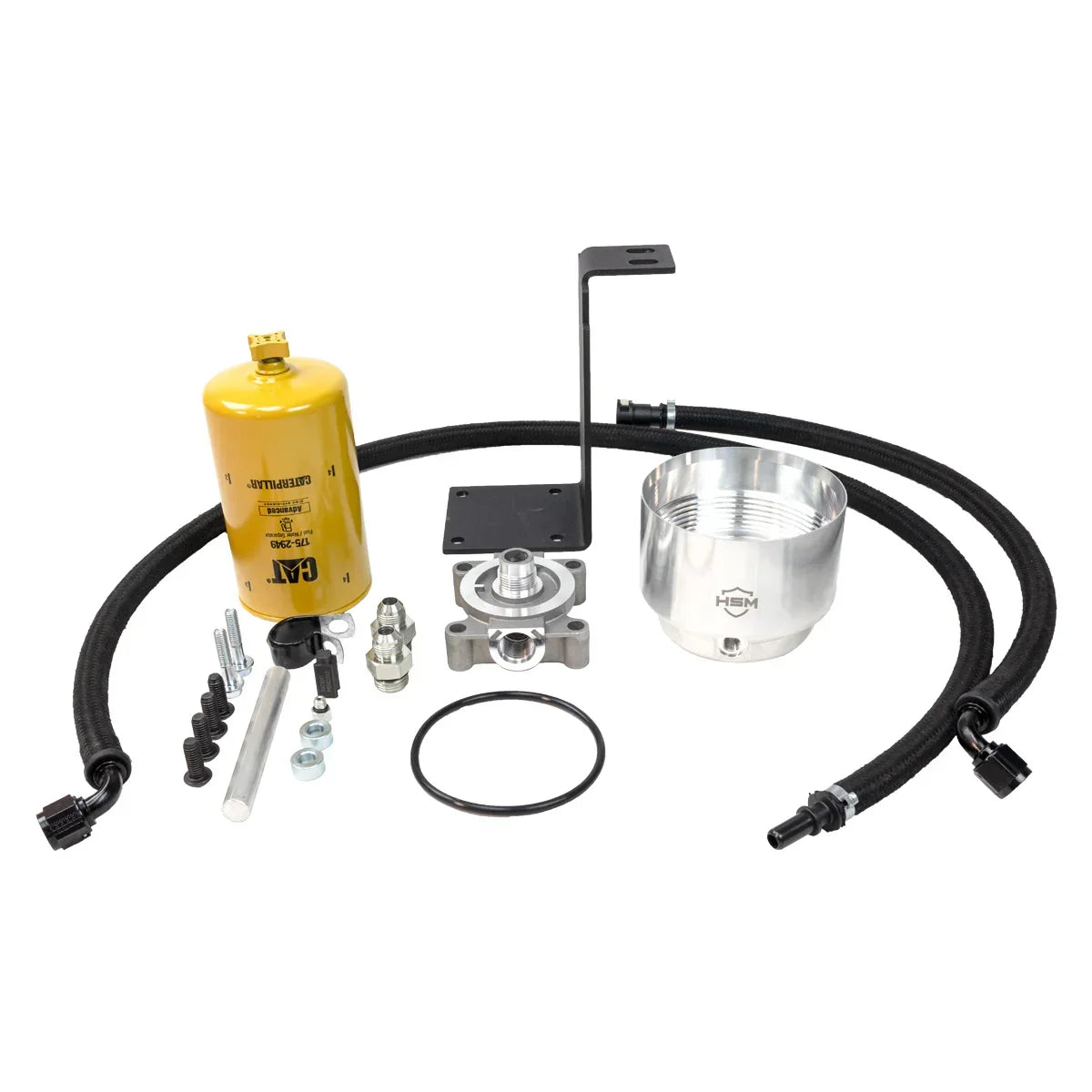 HS Motorsports H S Motorsports 2011-2016 Ford 6.7L Lower Fuel Filter Upgrade Kit 121009 | 121009