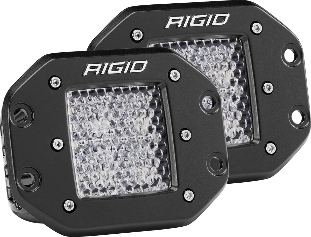 Rigid Industries D-SERIES PRO DIFFUSED FLUSH MOUNT PAIR | 212513