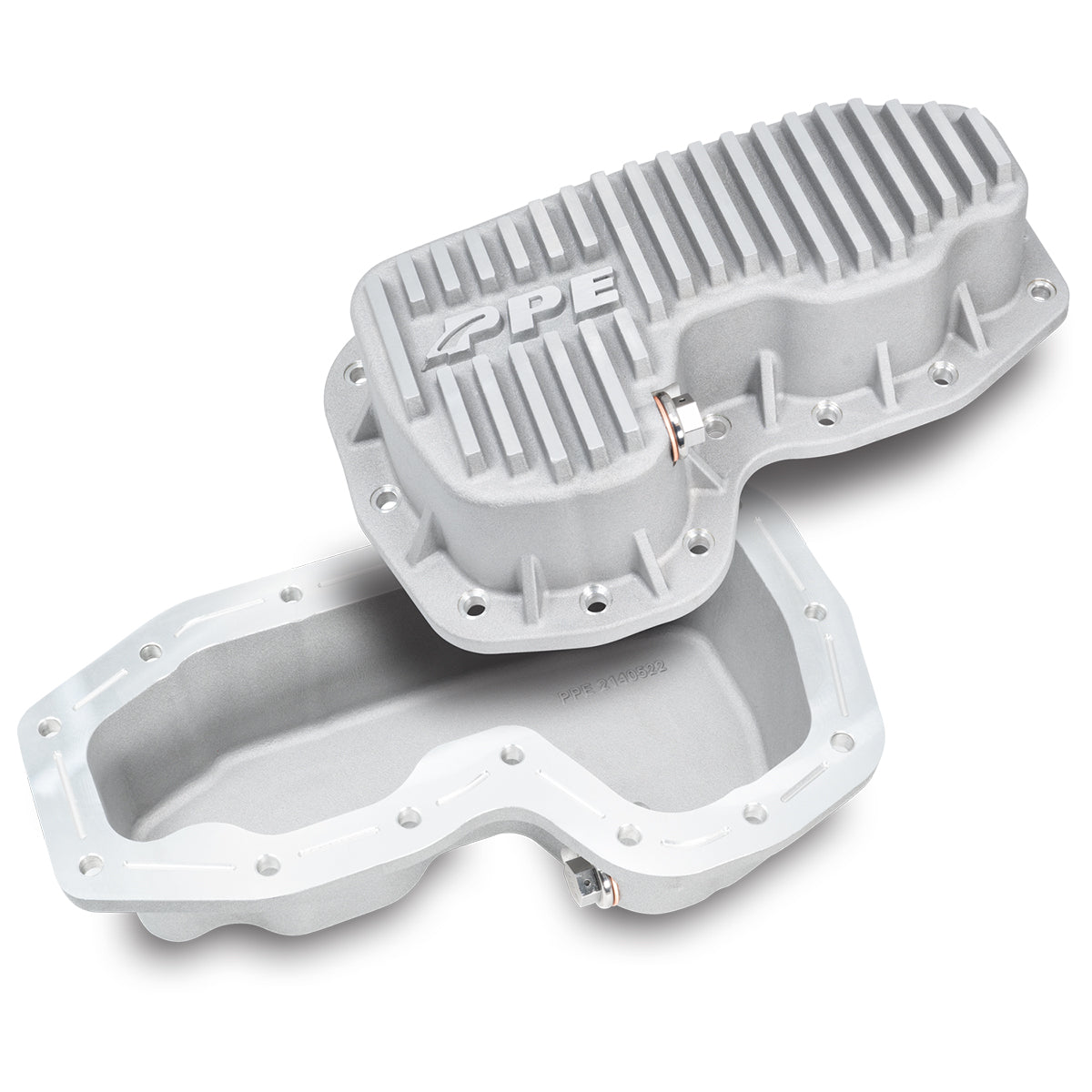 Pacific Engineering PPE Power Engine Oil Pan - Dodge Ram Jeep 3.6L V6 Gas - Jeep Grand Cherokee 2011-2026 - Raw 214052200 | 214052200