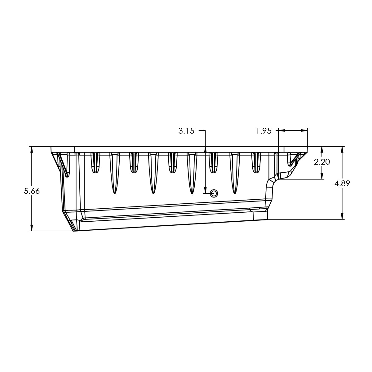 Pacific Engineering PPE Power Aisin AS69RC - Deep Transmission Pan - RAM 3500 2013-2024 - Brushed 228053210 | 228053210
