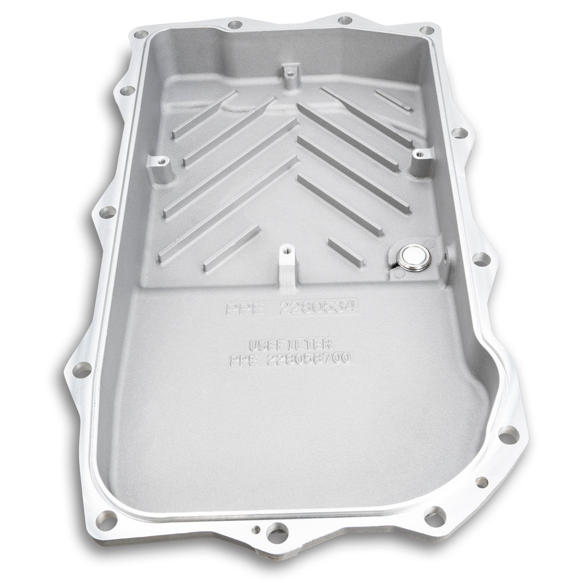 Pacific Engineering PPE Power Transmission Pan Shallow - 8HP70 EcoDiesel Jeep GC V8 Gas Jeep GC - Raw 228053400 | 228053400