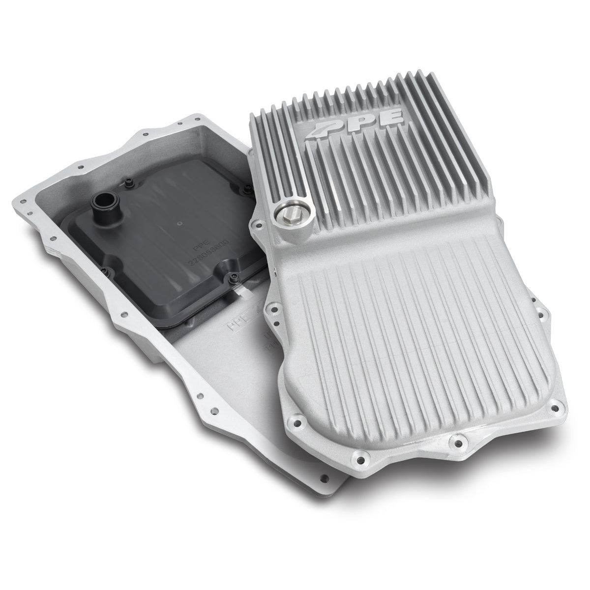 Pacific Engineering PPE 850RE Transmission Pan - Heavy-Duty Cast Aluminum -Jeep Wrangler JL JT - Raw 228153000 | 228153000