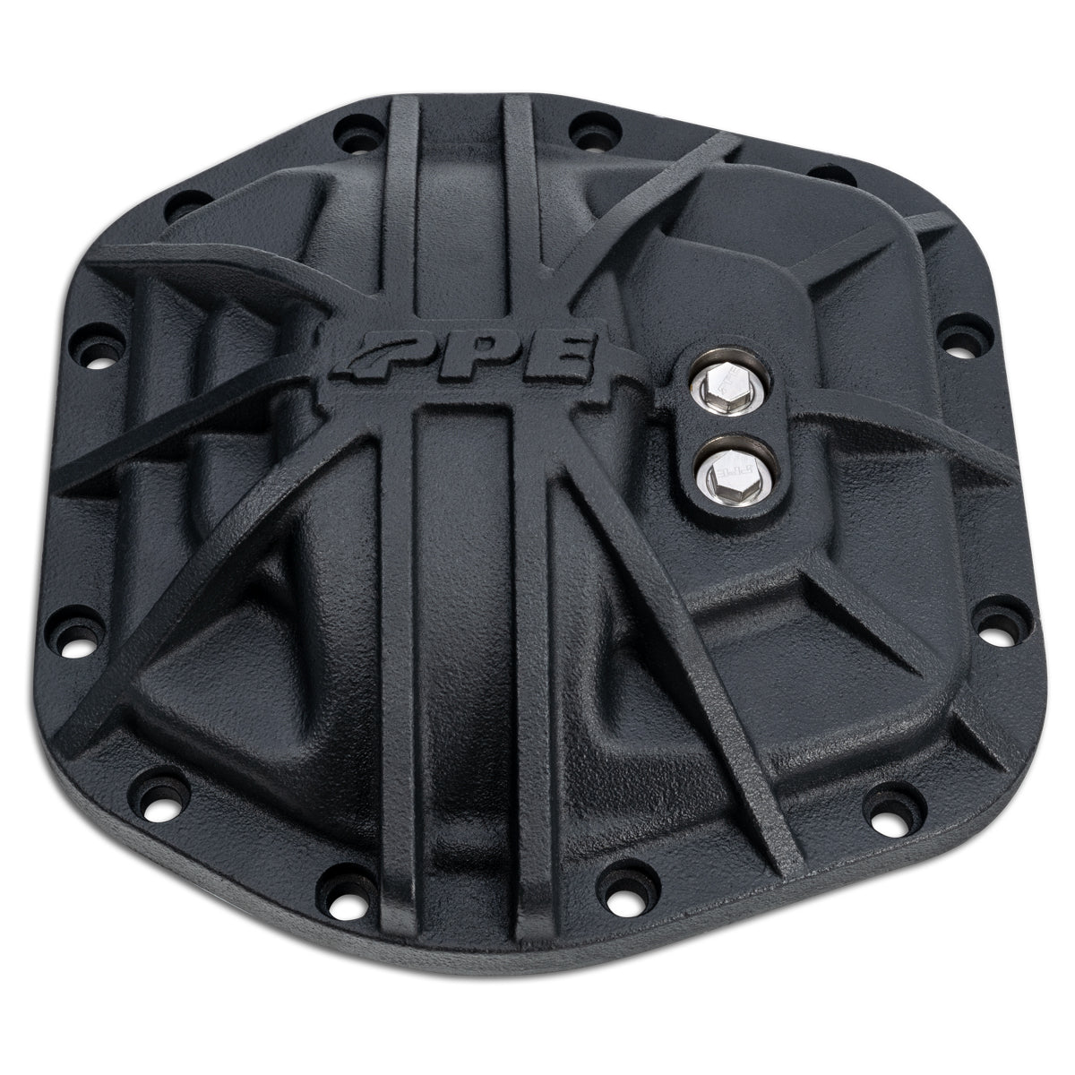 Pacific Engineering PPE Power Differential Cover Front - Jeep JL Sport M186 - Iron Black 238043420 | 238043420