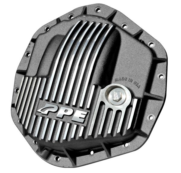 Pacific Engineering PPE Power Differential Cover Rear - RAM GM 2500 3500 HD - Brushed 238051010 | 238051010