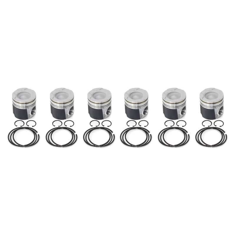 Industrial Injection Industrial Injection IIDiesel 89-98 5.9L Cummins 12V 6BT Std Bore X-Series Pistons (Big Bowl) PDM-03523 | PDM-03523