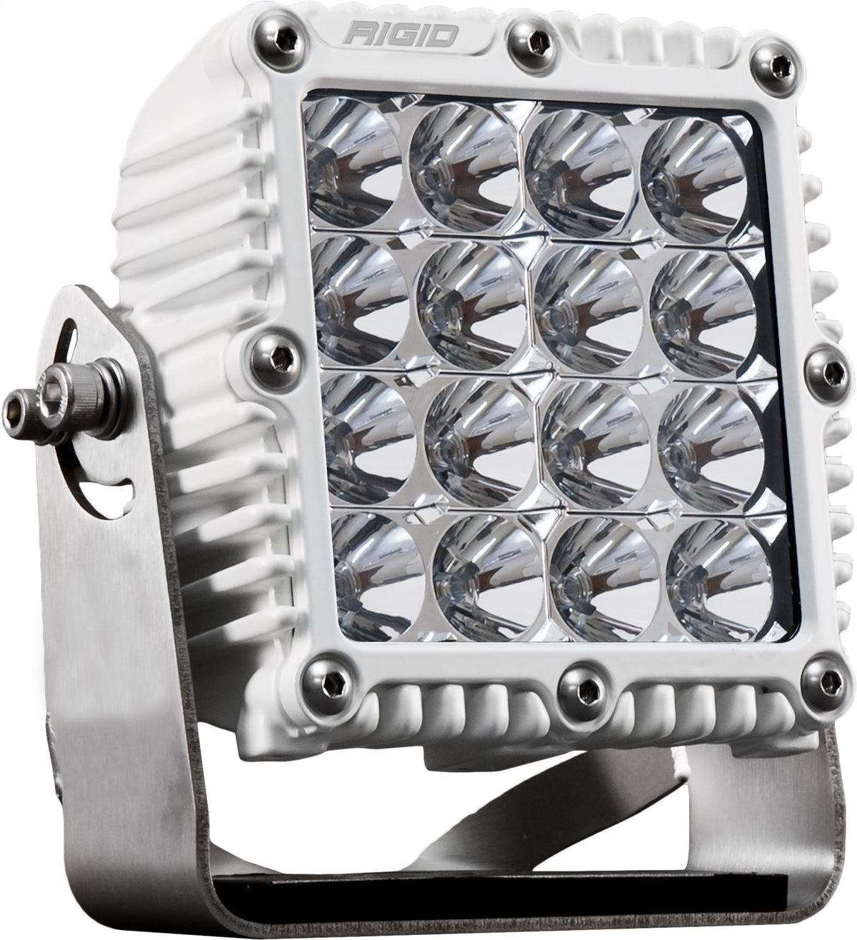 Rigid Industries Q-Series PRO LED Light, Flood Optic, White Housing, Single - 245113