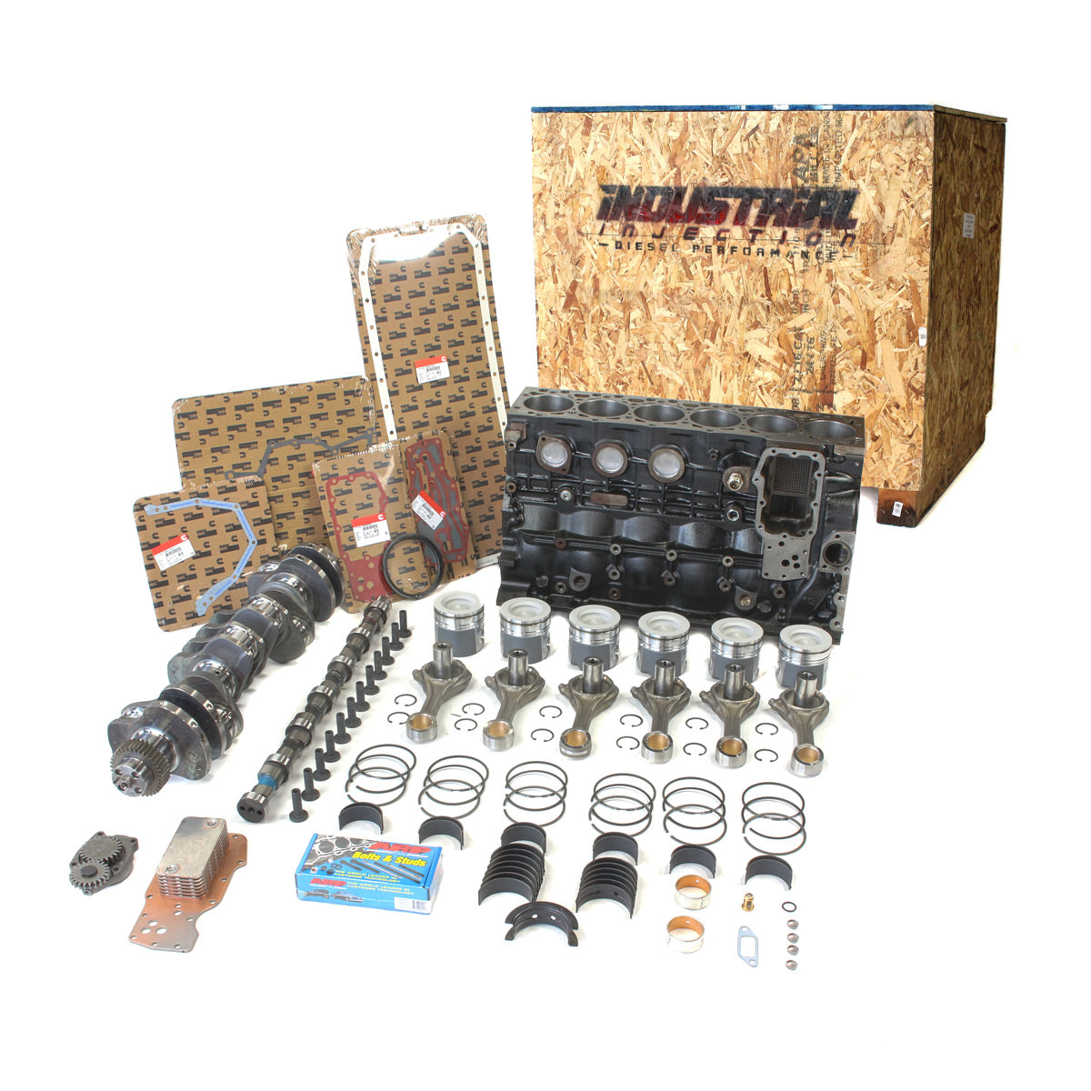 Industrial Injection INDUSTRIAL INJECTION 5.9L 12V CUMMINS PREMIUM STOCK PLUS BUILDER BOX CORE CHARGE OF 2700 APPLIES PDM-12VSTKBB | PDM-12VSTKBB