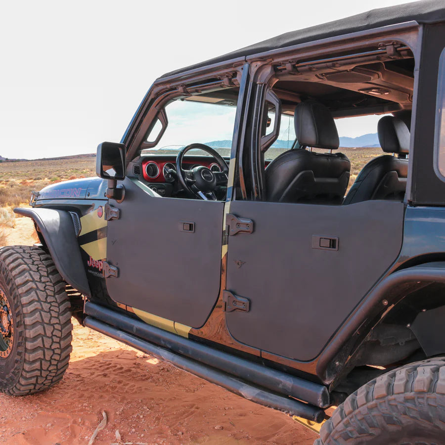 Combat Offroad Combat Off Road 2018-2026 Jeep JL JLU Full Metal Jacket Doors - Front Pair 25-1036 | 25-1036