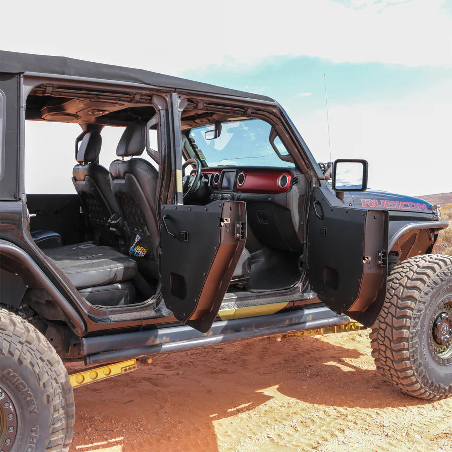 Combat Offroad Combat Off Road 2018-2026 Jeep JL JLU Full Metal Jacket Doors - Front Pair 25-1036 | 25-1036