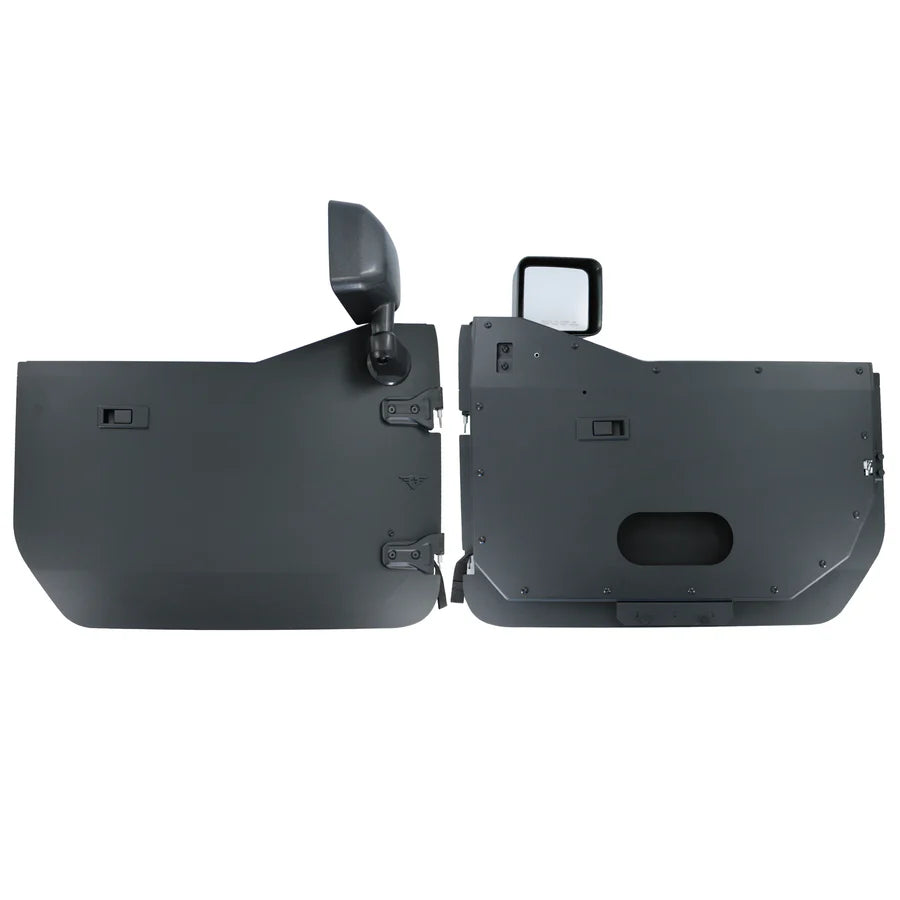 Combat Offroad Combat Off Road 2018-2026 Jeep JL JLU Full Metal Jacket Doors - Front Pair 25-1036 | 25-1036