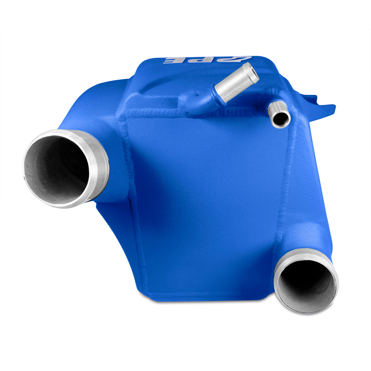 Pacific Engineering PPE Power Air to Water Intercooler Kit - Ford 6.7L Power Stroke 2011-2026 - Blue I C - Polished Pipes 315045122 | 315045122