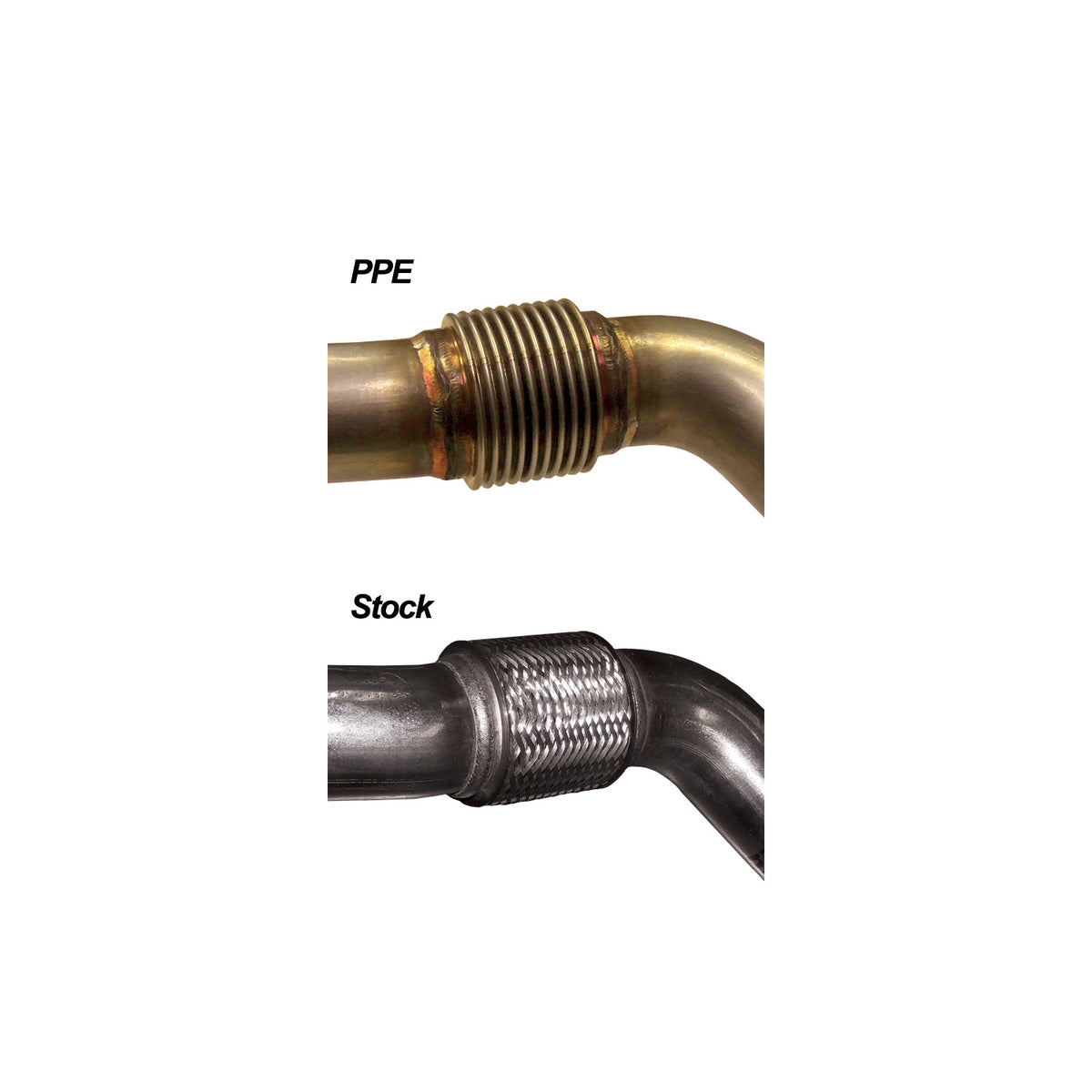 Pacific Engineering PPE Power OEM Performance Up-Pipes - Ford 6.0L Power Stroke 2003.5-2004 use with round EGR cooler 316119503 | 316119503