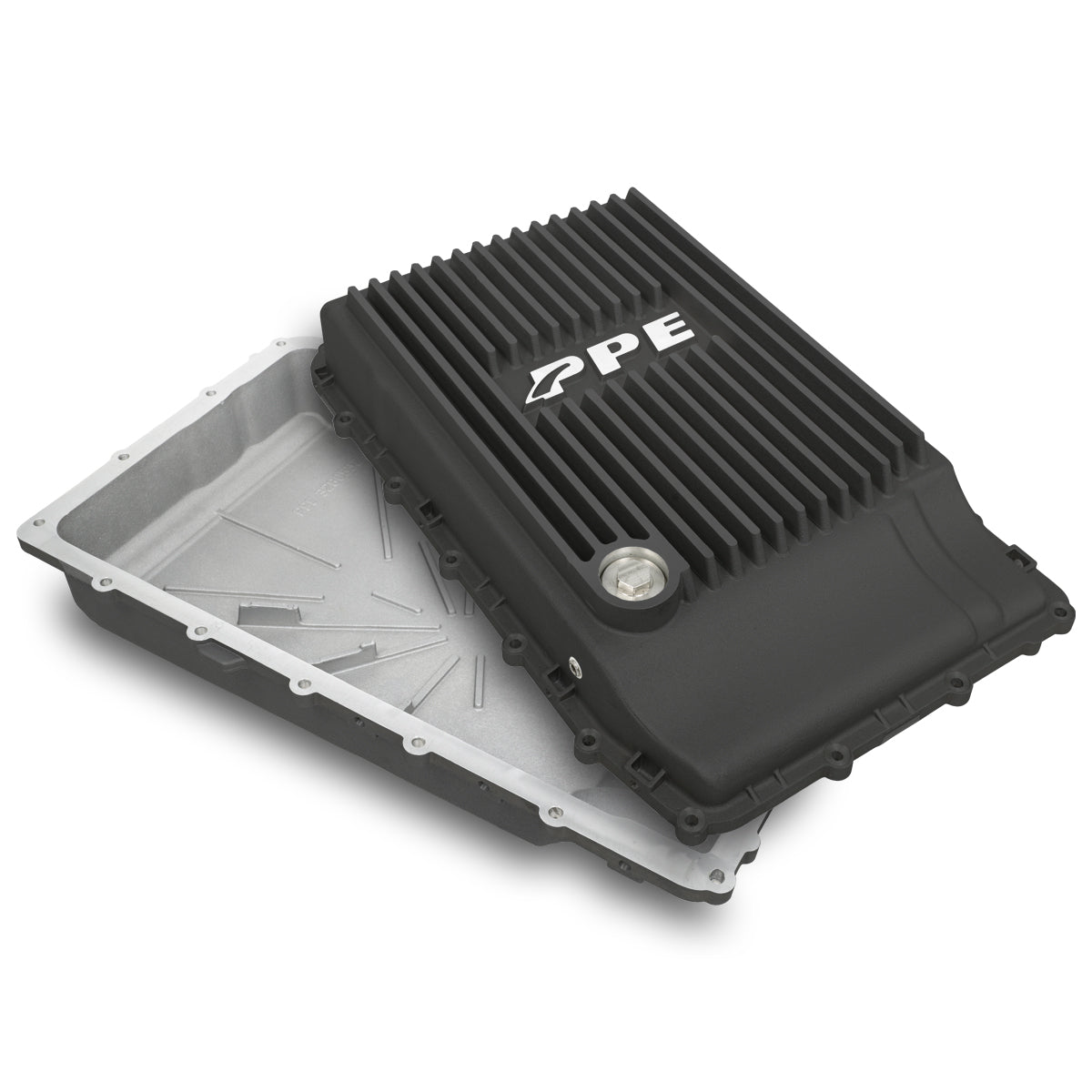 Pacific Engineering PPE Power 10R80 Shallow Transmission Pan - Ford 2017-2026 - Black 328053220 | 328053220