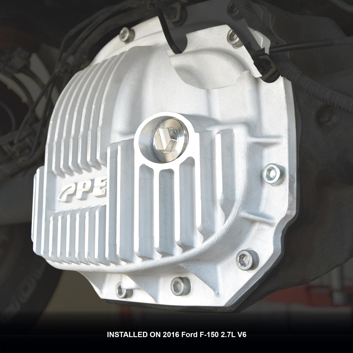 Pacific Engineering PPE Power Differential Cover Rear - Ford F150 Super 8.8 Axle 2015-2026 - Raw 338051600 | 338051600