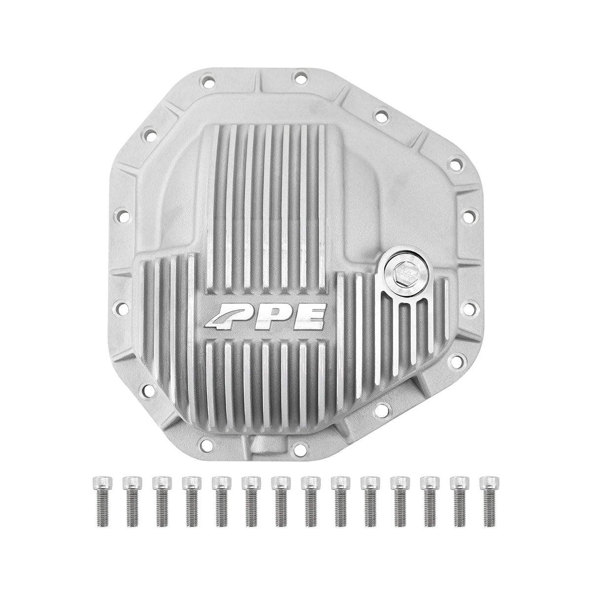 Pacific Engineering PPE Power Differential Cover Rear - Dana M275 10.8 -14 - Ford Superduty - Brushed 338052010 | 338052010