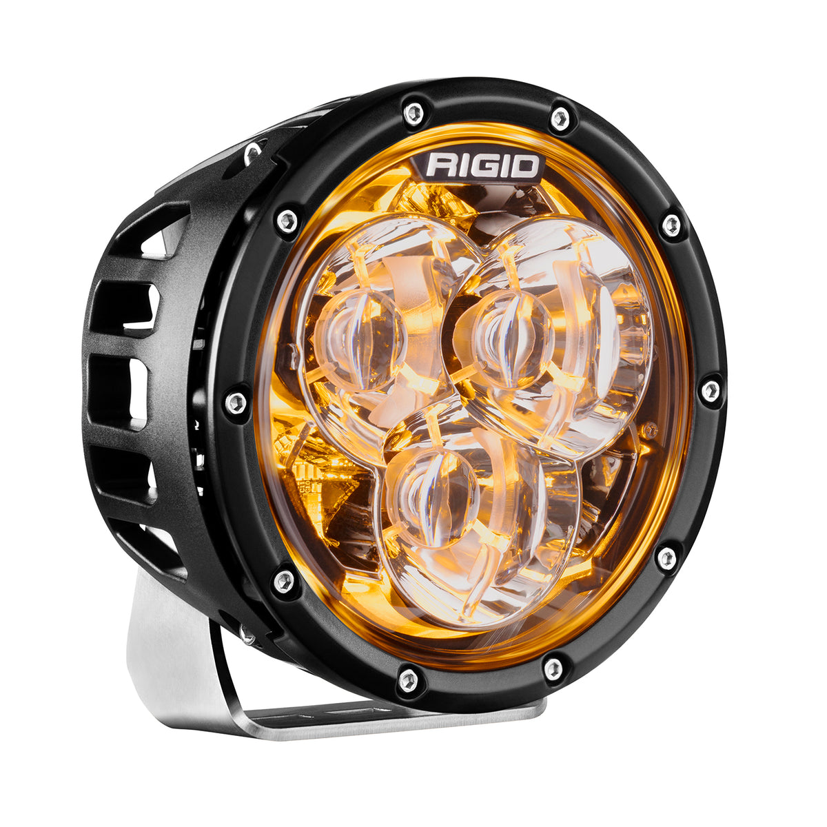 Rigid Industries 6 Inch 360-Series Laser with Precision Spot Optics and Amber backlight - 36211