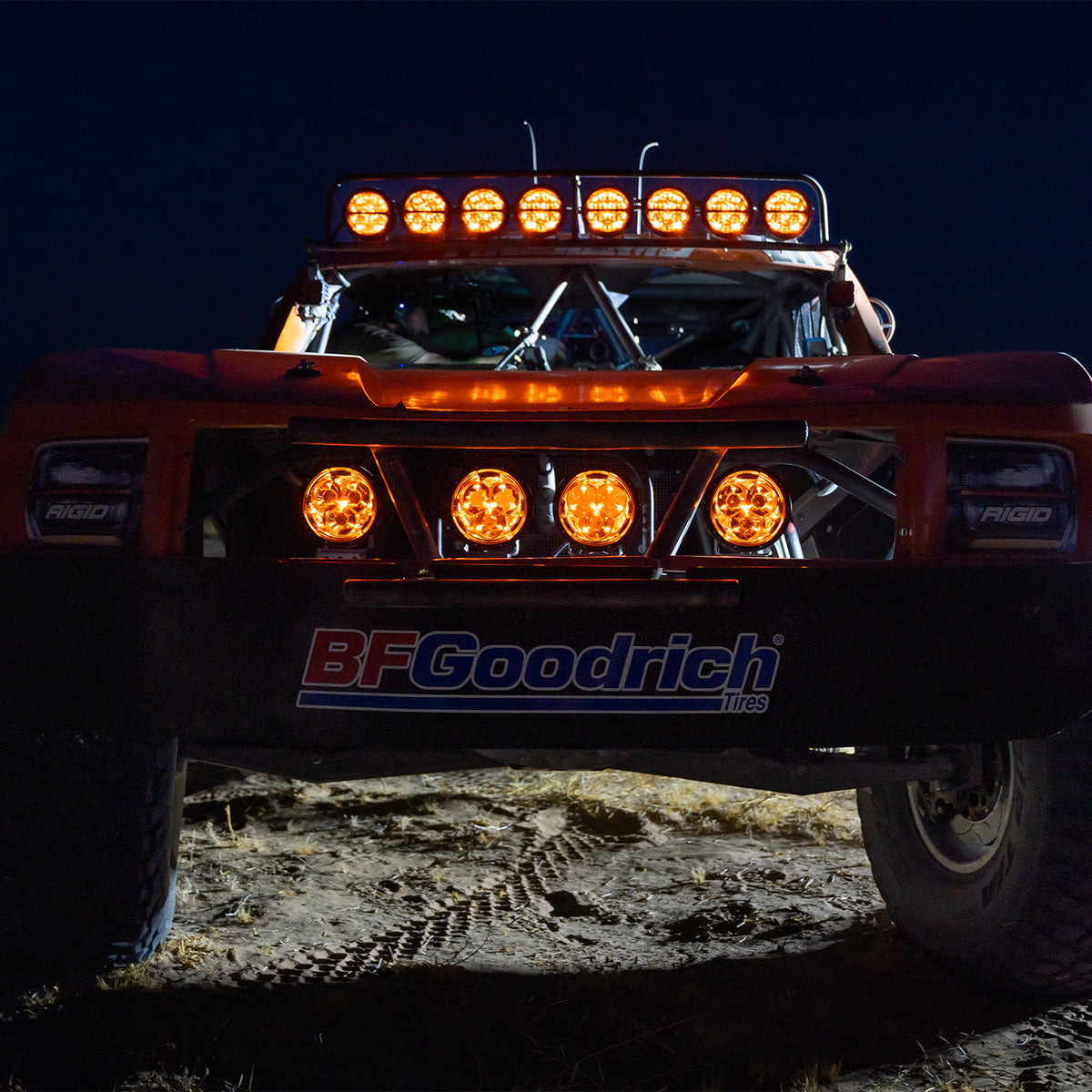Rigid Industries 6 Inch 360-Series Laser with Precision Spot Optics and Amber backlight - 36211